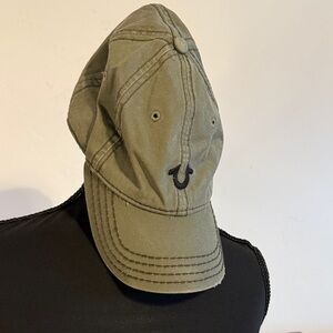 True Religion Khaki Baseball Cap